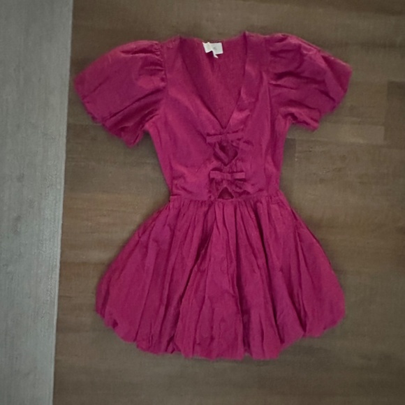 RARE Cleobella Magenta Lalita Mini Dress, NWOT, Size S - Picture 5 of 5